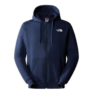 THE NORTH FACE - Men's Graphic Collection Full-Zip Fleece Hoodie - Graphic Hoodie - Fleece Jumper - Activewear for Men - SUMMIT NAVY, S