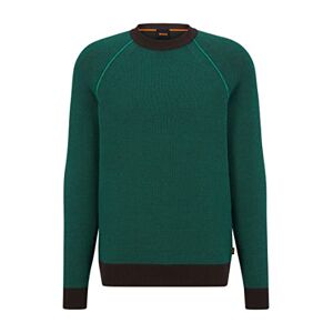 Hugo Boss BOSS Mens Kapoki Regular-fit Sweater in an Organic-Cotton Blend Brown
