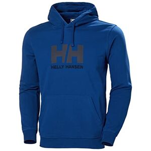 Helly Hansen Men's Hh Logo Hoodie Hooded Sweatshirt, New Item, L UK,Blue