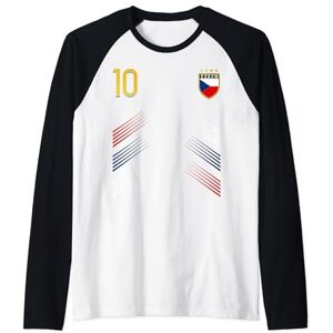 Summer Sport Gifts & Co Czech Republic Flag Czech Pride Lovers Raglan Baseball Tee