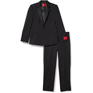 Hugo Boss Men's Hendrix/Scot231e1x Suit, Black 1, 19