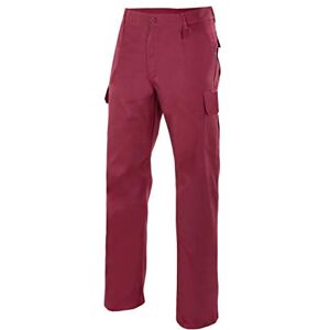 VELILLA 345 Multi-Pocket Trousers; Navy; Size 40 Unisex Adult, Burgundy, 24