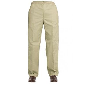 MENS TROUSER CARABOU RUGBY ELASTICATED WAIST IN STONE COLOUR BIG SIZES 32 TO 60 (58W x 29L)