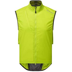 Altura Mens Airstream Lightweight Water Repellent Packable Cycling Gilet - Lime - X-Small