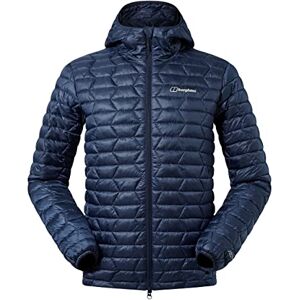 Berghaus Men's Cuillin Synthetic Insulated Hooded Jacket, Extra Warm, Lightweight Design, Dusk/Navy Blazer, XS