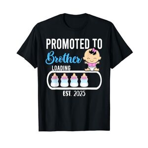 Promoted To Brother 2025, Girl Gender Reveal Party Big Bro T-Shirt
