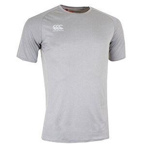 Canterbury Mens Core Vapodri Superlight Poly Logo T-Shirt - Static Marl - S