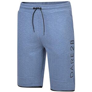 Dare2b Men Exhibitt Cotton Jogger Sweat Shorts - Meteor Grey Marl, Small