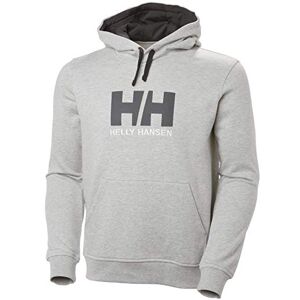 Helly Hansen Mens HH Logo Hoodie, M, Grey Melange