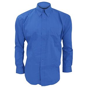 Kustom Kit Mens Long Sleeve Corporate Oxford Shirt (18inch) (Royal Blue)