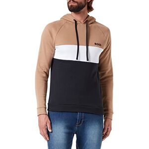 Hugo Boss BOSS Men's Contemporary Hoodie Hooded Sweatshirt, Medium Beige 260, M