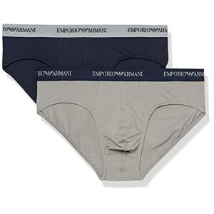 EMPORIO ARMANI UNDERWEAR Men's 111321CC717 Sports Underwear, Blu (Marine / Gris), XX-Large