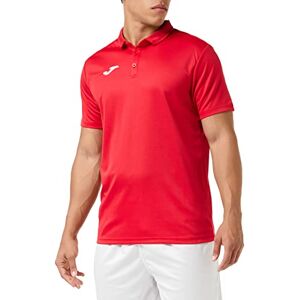 Joma Men's Hobby Short sleeve polo shirt, Red (600), M UK
