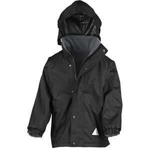 Result R160J Reversible Stormdri 4000 Fleece Jacket - Black, 2X-Small/Size 2/3