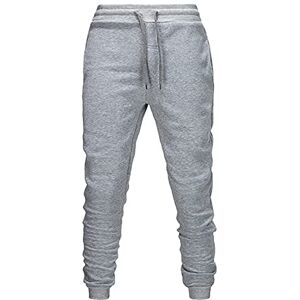 ABNMJKI Jogging Pants Trousers, Men's Casual Sports Pants, Cashmere Jogging Pants (Color : Gray, Size : Medium)