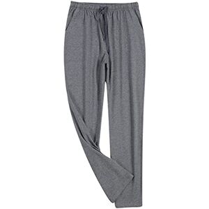 Plain Long Trousers Men's Large Size Pyjama Bottoms Men's Baggy Pyjama Bottoms Autumn Winter Airy Leisure Suit Men's Loose Casual Soild Loungewear Mid Rise Thther Classic, darkgray, XXXXL