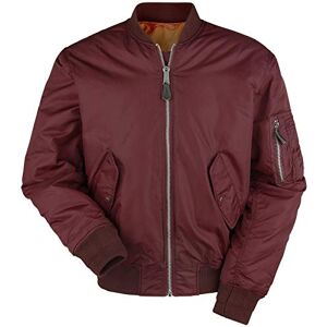 Brandit MA1 Jacket, Burgundy, M