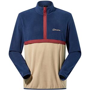 Berghaus Men's Aslam Micro Half Zip Fleece Jacket, Dusk or Kelp or Syrah, S