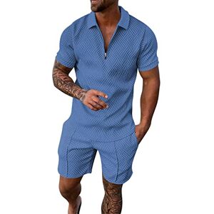 TUQIDEWU Men’s Casual Tracksuit Mens Full Set Men's 3D Short Sleeve Suit Shorts Beach Tropical HawaiianSS Body Sports Shorts Suit Sports Suit Jogging Sweatsuits Stylish Suits for Men