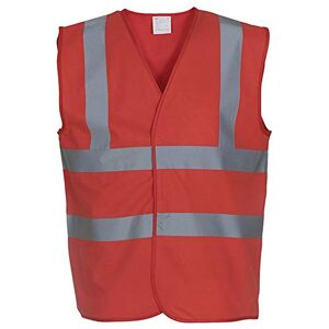 Yoko Unisex Premium Hi-Vis Waistcoat Vest / Jacket (L) (Hi Vis Orange)