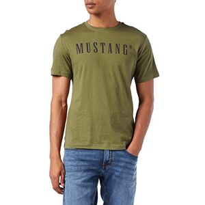 MUSTANG Men's Alex C Logo Tee T-Shirt, Burnt Olive 6358, XXXXX-Large