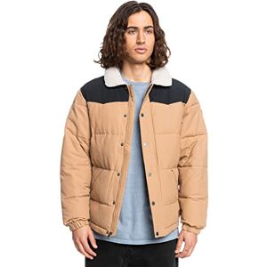 Quiksilver The - Colourblock Puffer Jacket - Men - XXL - Brown