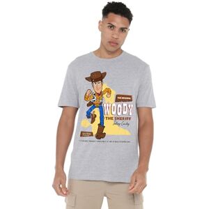 Cotton Soul Disney Toy Story Original Woody Unisex T Shirt, Athletic Heather, Medium