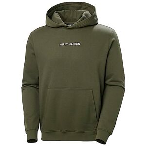 Helly Hansen Mens Core Graphic Sweat Hoodie, Utility Green, M