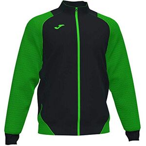 Joma Essential II Jacket Y Vest Cabal, Man, mens, 101535.117, Black-Fluorescent Green, 5XS