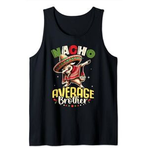 Nacho Average Brother Cinco de Mayo Dabbing Goat Tank Top