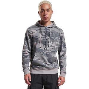 Brandit Men's Motörhead Sweathoody Shrug Sweater, Graucamo,