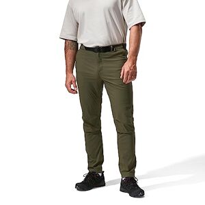 Berghaus Men's Lomaxx Woven Walking Trousers Water Resistant Comfortable Fit Breathable Pants, Ivy Green, 34 Long (34 Inches)