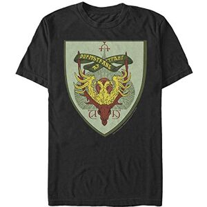 STAR WARS Men's Durmstrang Crest T-Shirt, Black, Large