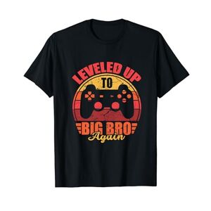 Gaming New Brother Outfit Boys, Leveled Up To Big Bro Again T-Shirt