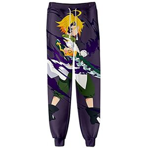 westtrend Japanese Anime The Seven Deadly Sins Sweatpants Unisex Meliodas Loose Leisure Jogger Pants Cosplay Trousers S-4XL