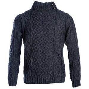 WALKER AND HAWKES - Men's Merino Wool Mountfield Jumper - Iron Grey - Medium