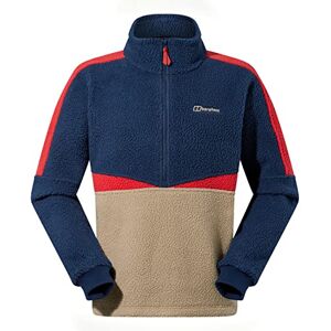 Berghaus Men's Houlton Half Zip Fleece Jacket, Dusk or Kelp or Molten Lava, L