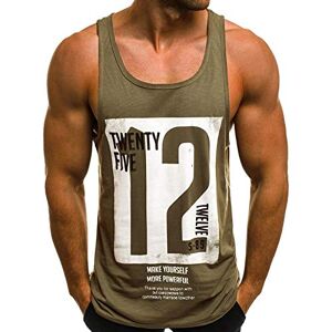 Cenlang Men's Muscle Bodybuilding Cut Off Quick Dry Stringer Tank Tops Y-Back Gym Workout Fitness Sleeveless Vest T-Shirts