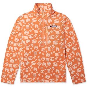 Berghaus Unisex Prism Printed Trango Half Zip Fleece, Peach Bloom Hold Print, L