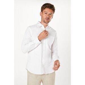 Burton Long Sleeve Chest Pocket Oxford Shirt