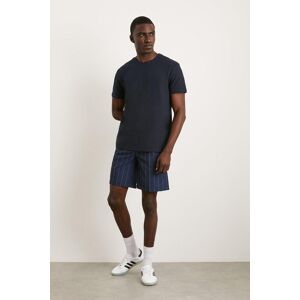Burton Blue Wide Stripe Smart Shorts