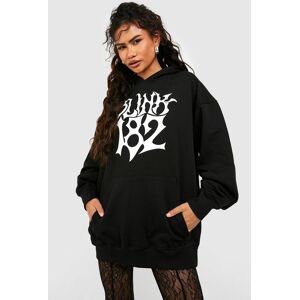 boohoo Blink 182 License Hoodie