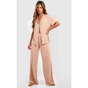 boohoo Jersey Wide Leg Pj Trouser