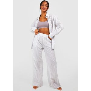 boohoo Cotton Stripe Pyjama Trouser