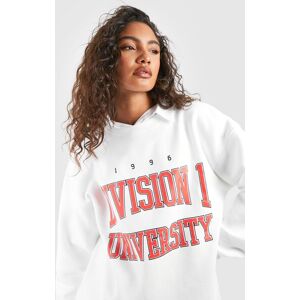 boohoo Tall University Slogan Sweat