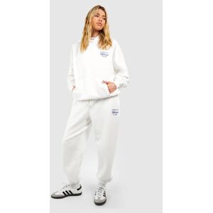 boohoo Athleisure Club Embroidered Hooded Tracksuit