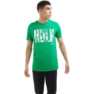 Marvel Hulk Text Cotton T-shirt