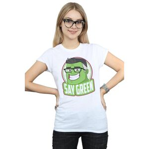 Marvel Avengers Endgame Hulk Say Green Cotton T-Shirt
