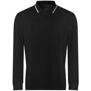 AWDis Tipped Long-Sleeved Polo Shirt