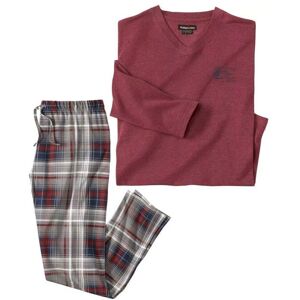 Atlas for Men Checked Long Pyjama Set